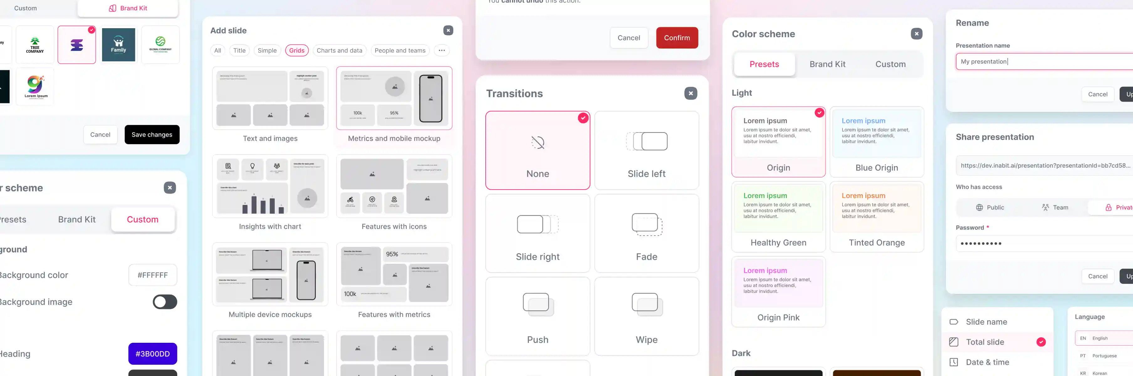 GenDeck landing page full width design
